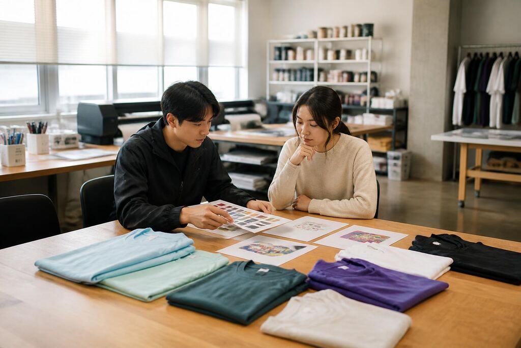전북특별자치도 티셔츠·의류 인쇄 이미지