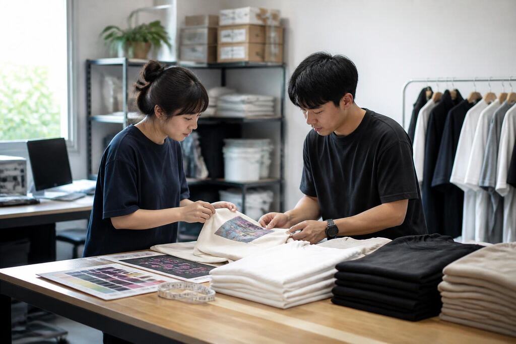 경남 티셔츠·의류 인쇄 이미지
