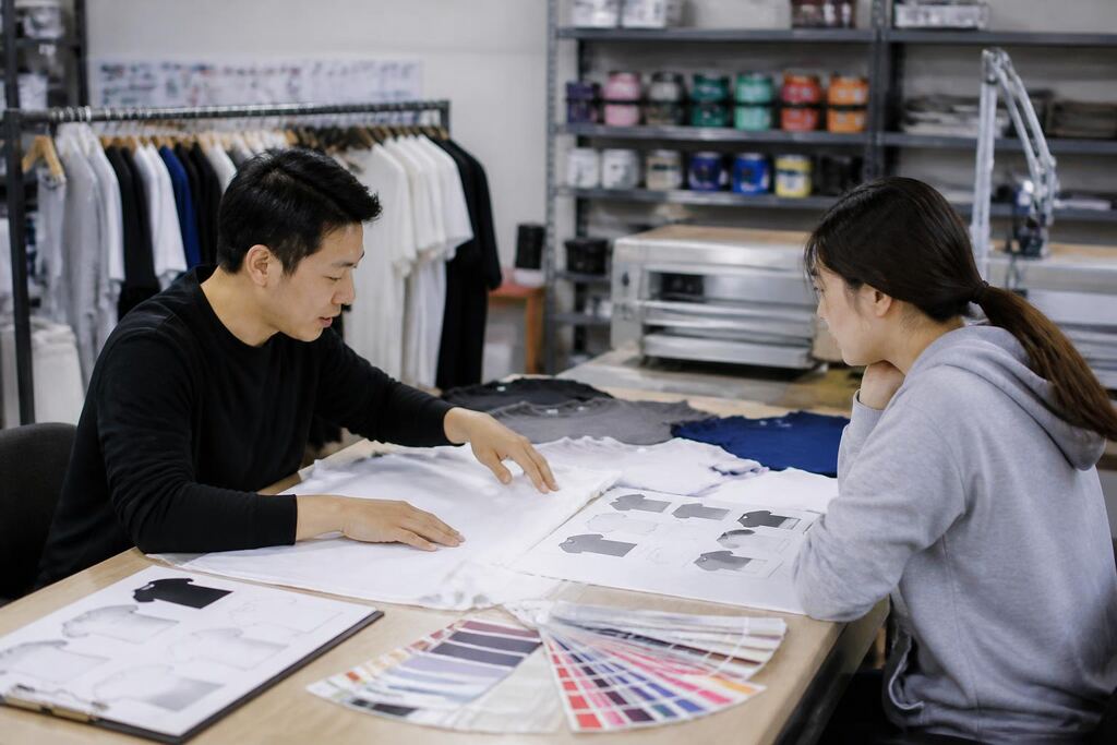 부산 티셔츠·의류 인쇄 작업 범위와 현장 조건 이미지