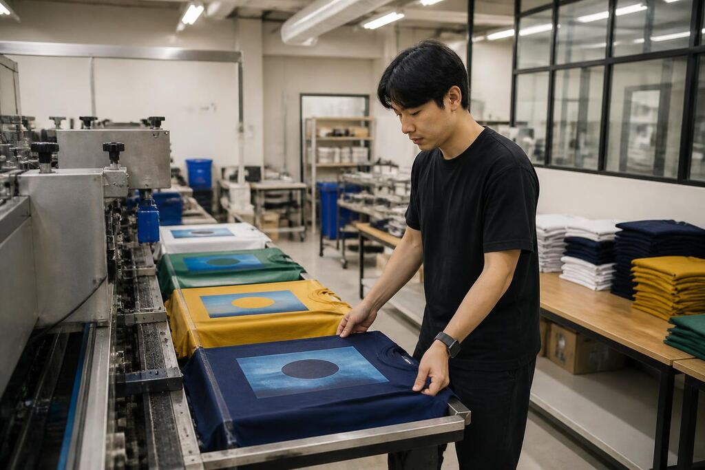 경기 티셔츠·의류 인쇄 작업 범위와 현장 조건 이미지