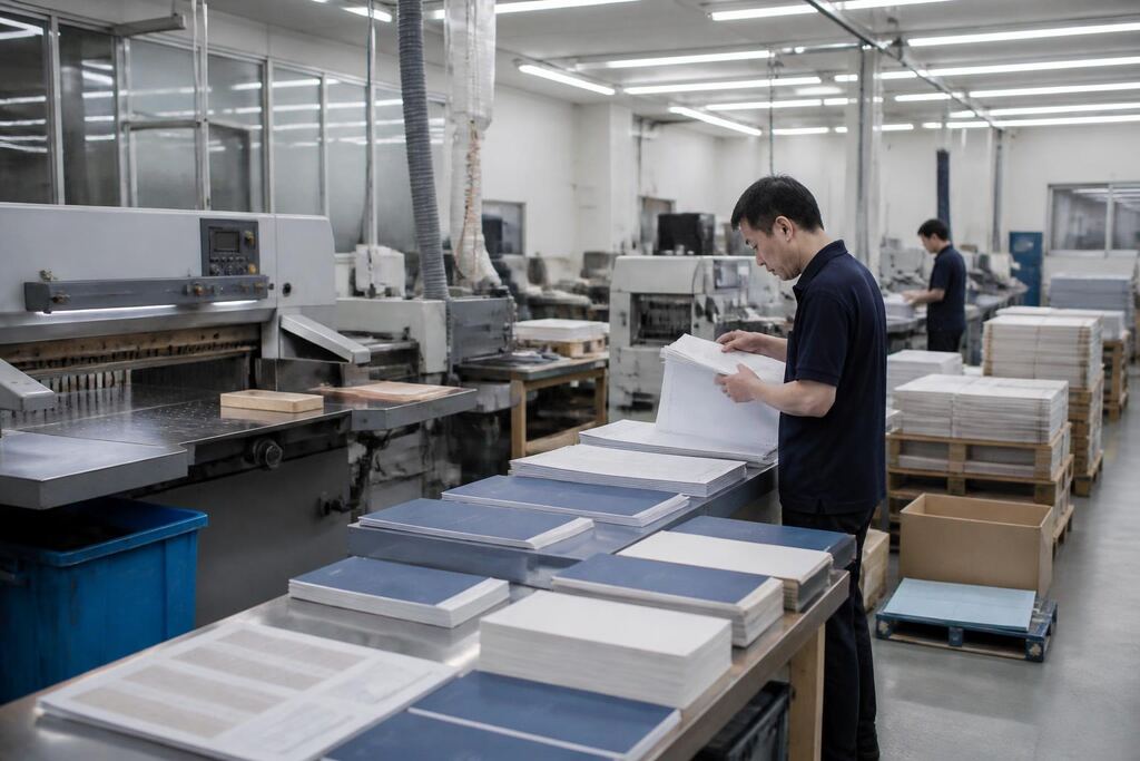 인천 제본·후가공 작업 범위와 현장 조건 이미지