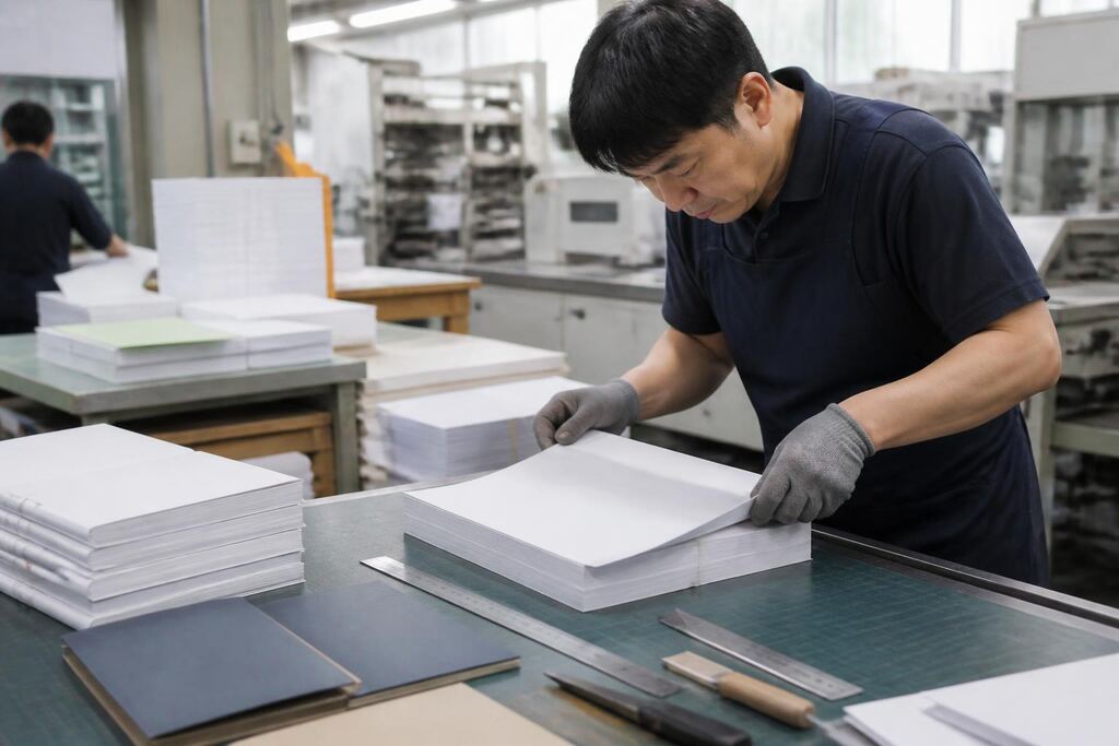 경기 제본·후가공 작업 범위와 현장 조건 이미지