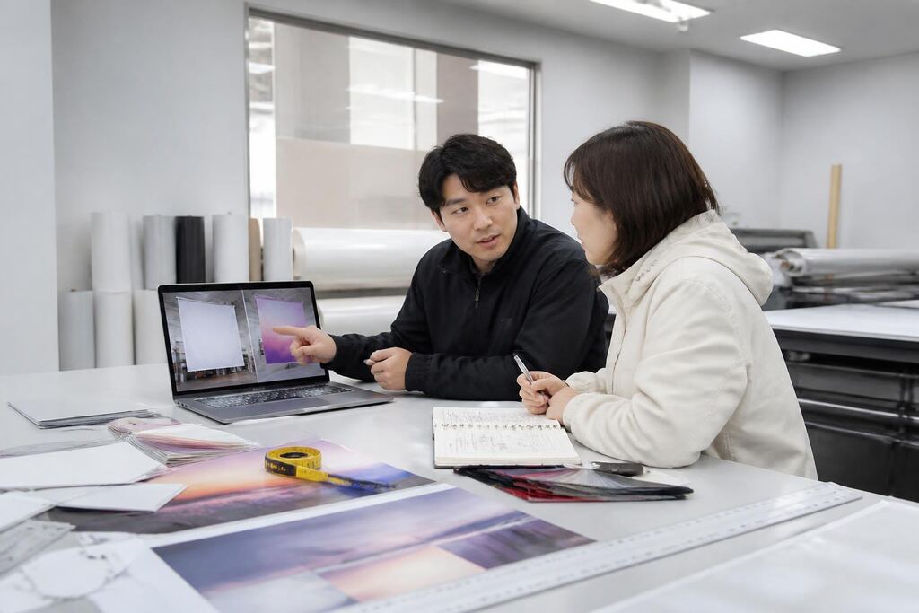 제주특별자치도 실사출력 작업 범위와 현장 조건 이미지