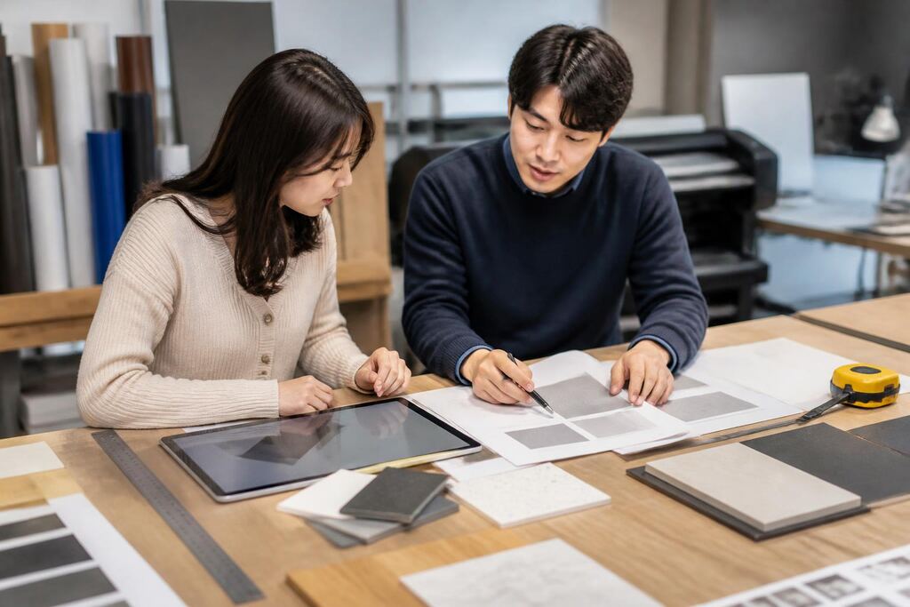 대전 실사출력 작업 범위와 현장 조건 이미지