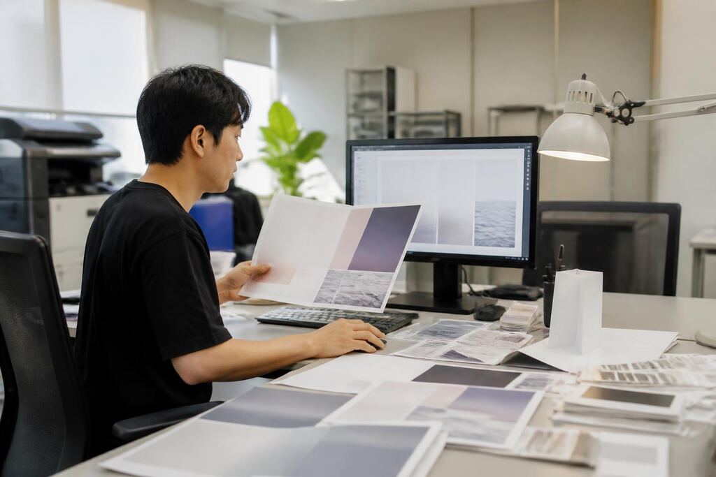 서울 리플렛·브로슈어 제작 작업 범위와 현장 조건 이미지
