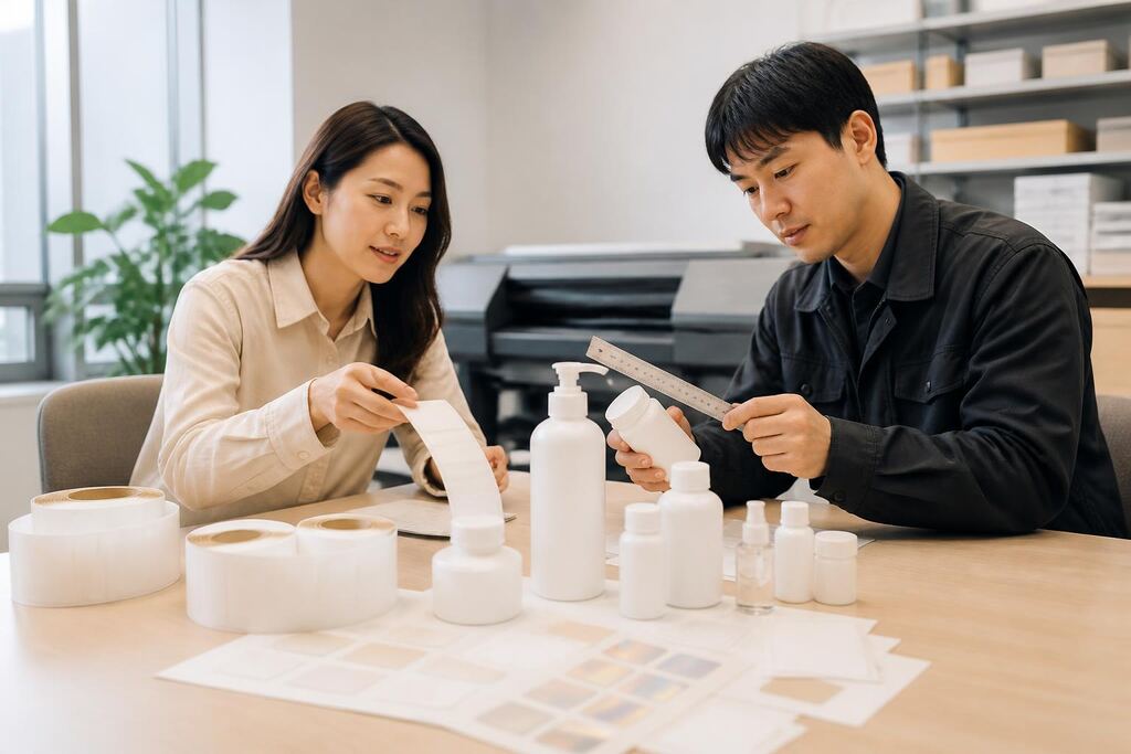 인천 제품 라벨 제작 이미지