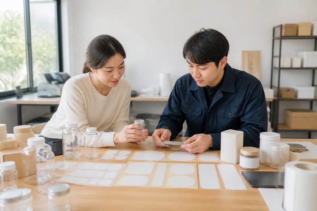 대전 제품 라벨 제작 이미지