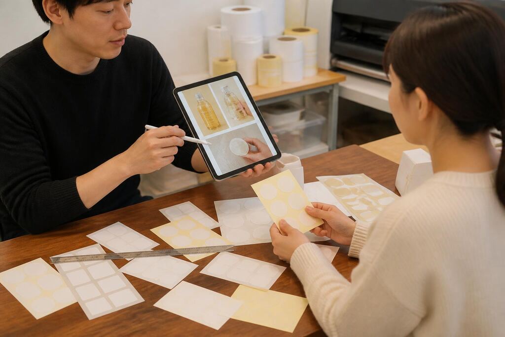 경북 봉인·보안스티커 제작 작업 범위와 현장 조건 이미지