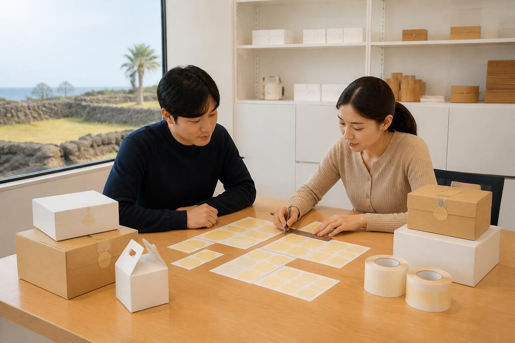 제주특별자치도 봉인·보안스티커 제작 이미지