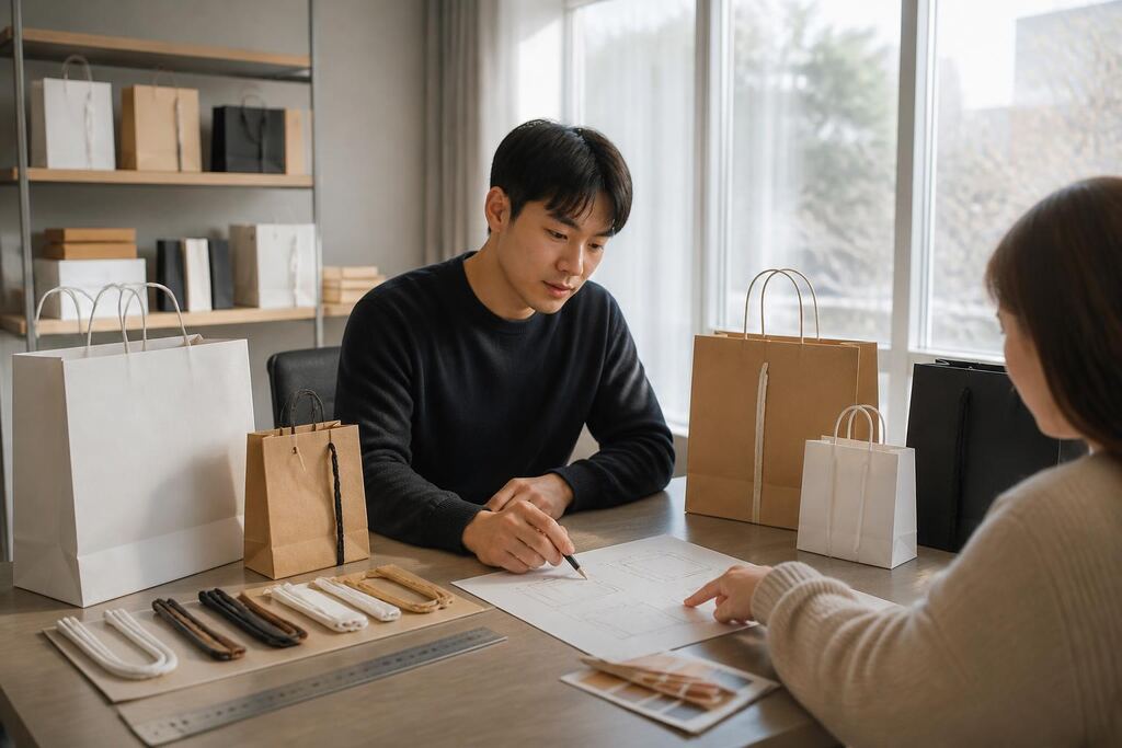 충북 쇼핑백 제작 이미지