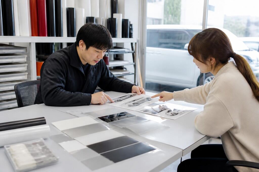 울산 차량·유리용 스티커 제작 이미지