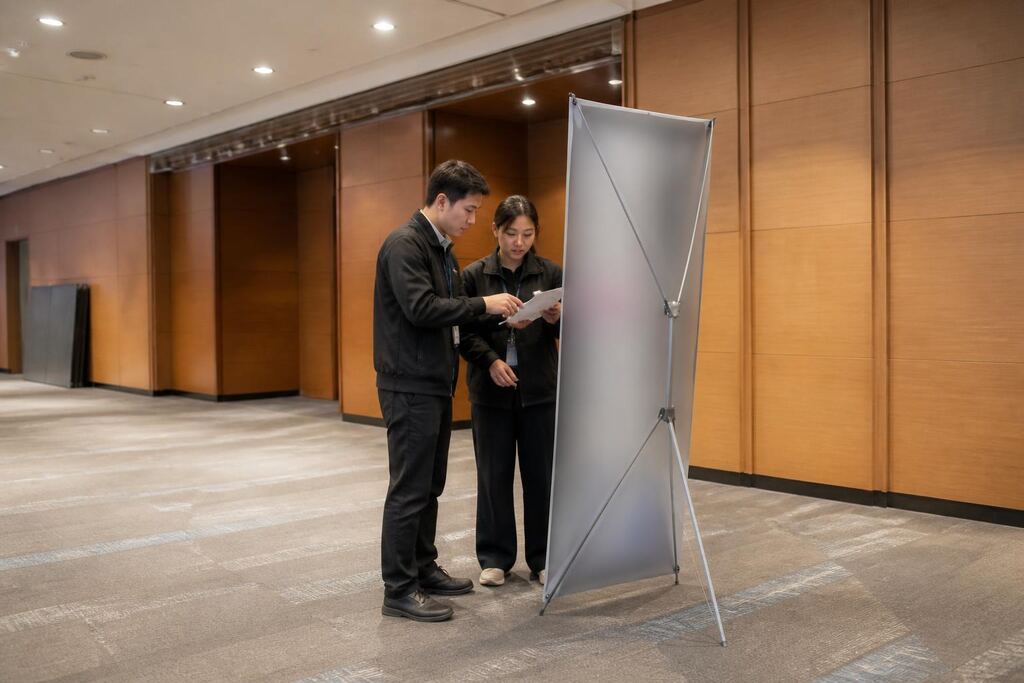 강원특별자치도 X배너·배너거치대 제작 비용과 업체 비교 정보 이미지