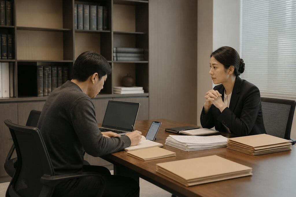 충남 형사 법률상담 작업 범위와 현장 조건 이미지