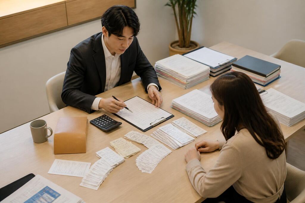 충북 기장·세무관리 상담 작업 범위와 현장 조건 이미지