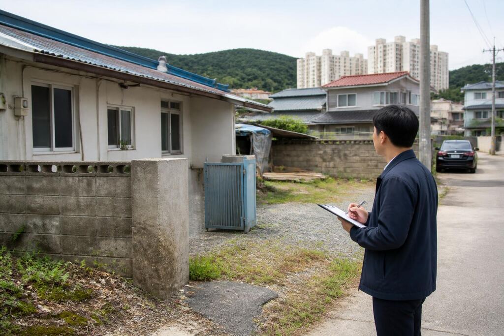 대전 부동산감정평가 작업 범위와 현장 조건 이미지