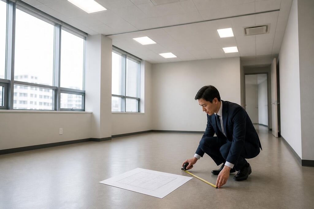 울산 사무실임대 작업 범위와 현장 조건 이미지