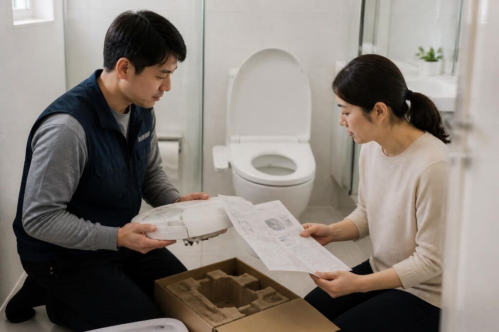 충남 비데 렌탈 이미지