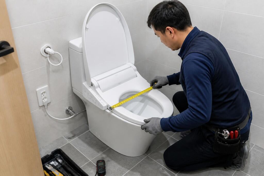 충남 비데 렌탈 작업 범위와 현장 조건 이미지