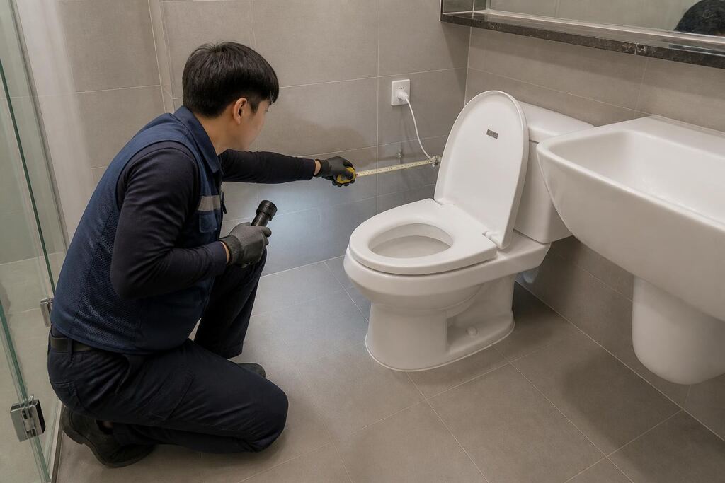 부산 비데 렌탈 작업 범위와 현장 조건 이미지