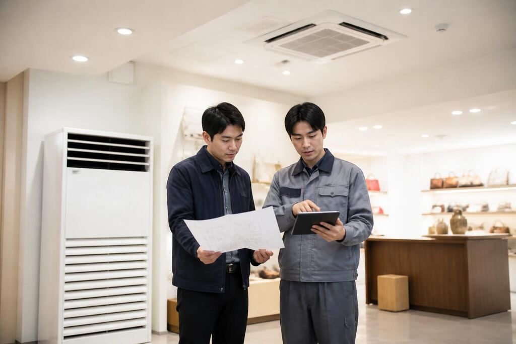 서울 상업용 냉난방기 렌탈 이미지