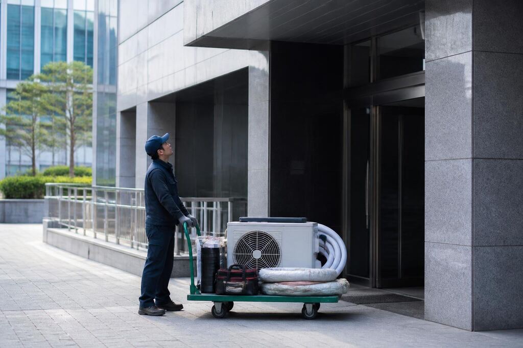 서울 상업용 냉난방기 렌탈 작업 범위와 현장 조건 이미지