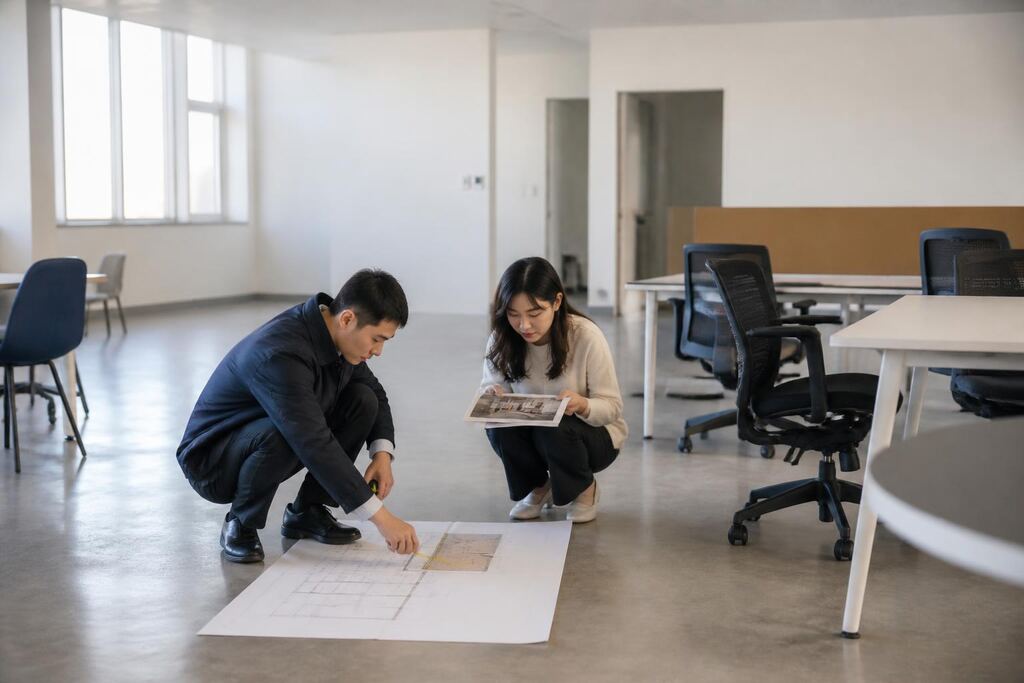 충남 책상·의자 렌탈 작업 범위와 현장 조건 이미지
