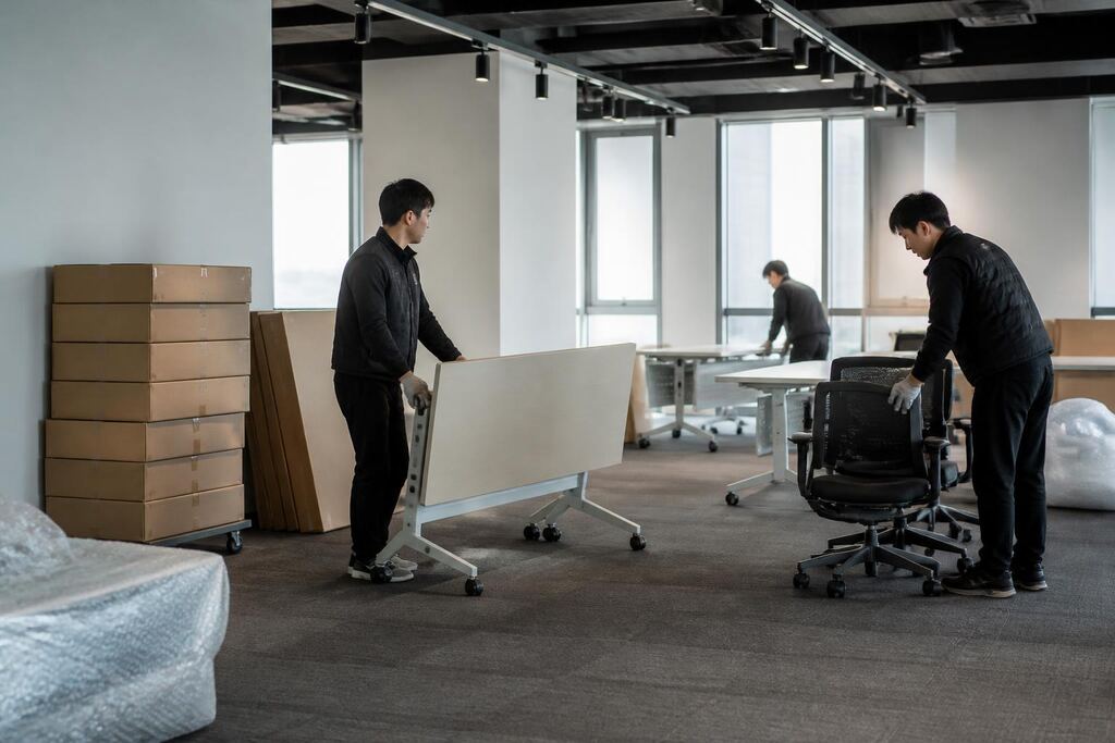 경북 책상·의자 렌탈 작업 범위와 현장 조건 이미지