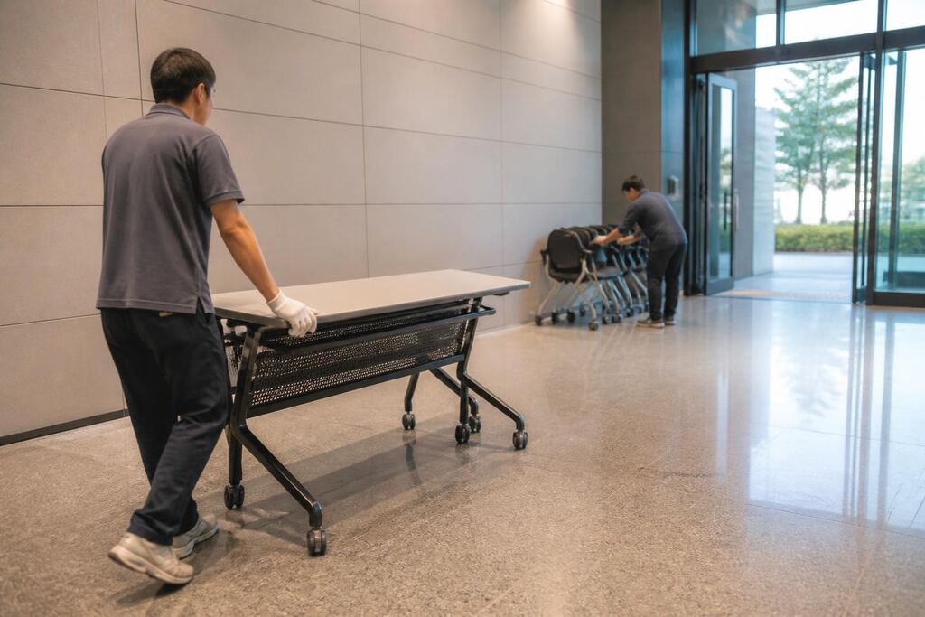 서울 종로구 책상·의자 렌탈 작업 범위와 현장 조건 이미지