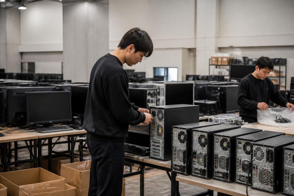 경북 데스크톱 렌탈 작업 범위와 현장 조건 이미지
