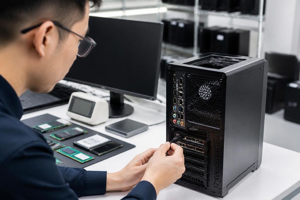 인천 데스크톱 렌탈 작업 범위와 현장 조건 이미지