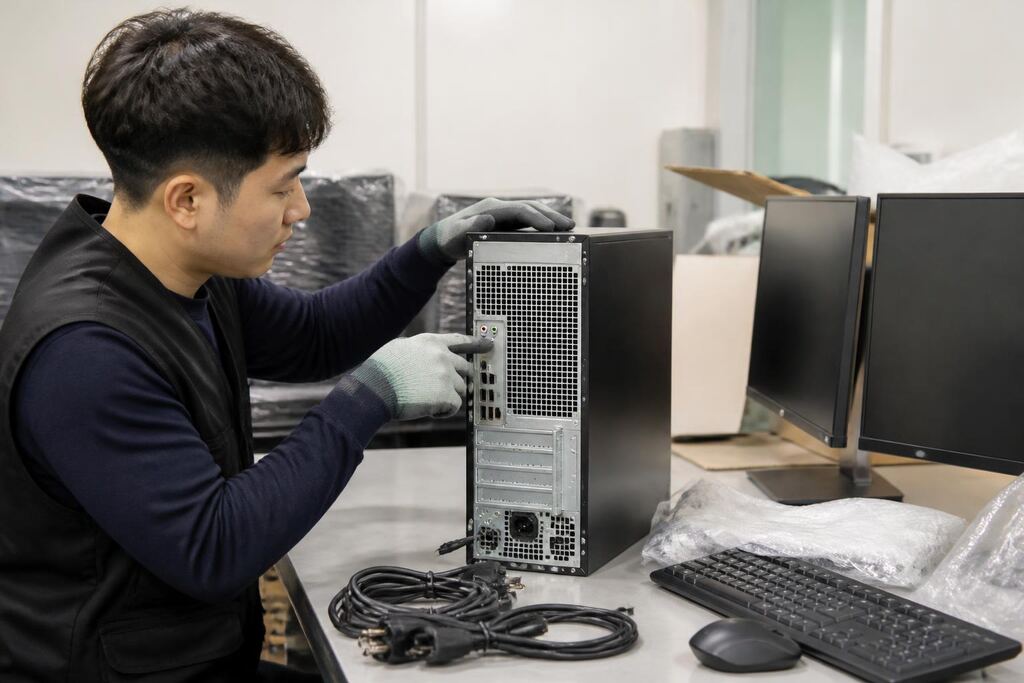 세종특별자치시 데스크톱 렌탈 작업 범위와 현장 조건 이미지