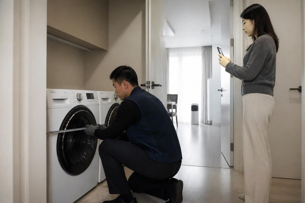 세종특별자치시 건조기 렌탈 작업 범위와 현장 조건 이미지