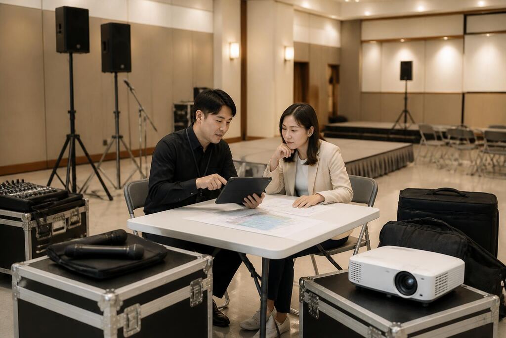 경기 행사장비 렌탈 이미지