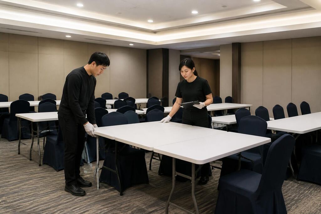 부산 테이블·의자 렌탈 이미지
