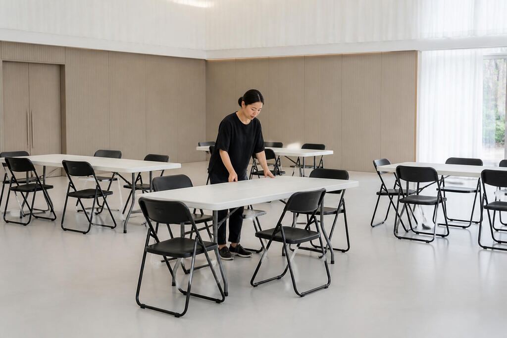울산 테이블·의자 렌탈 이미지
