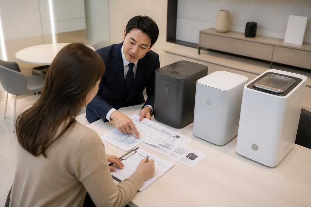 대구 음식물처리기 렌탈 비용과 업체 비교 정보 이미지