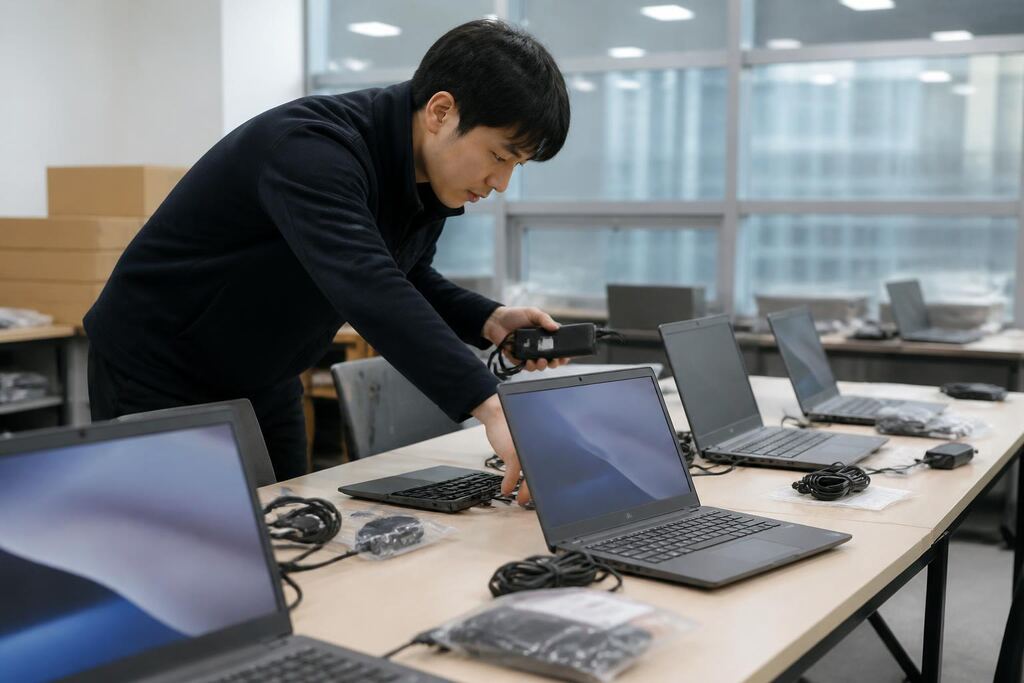 서울 노트북 렌탈 작업 범위와 현장 조건 이미지