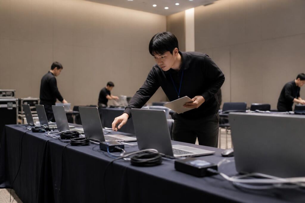 경남 노트북 렌탈 작업 범위와 현장 조건 이미지