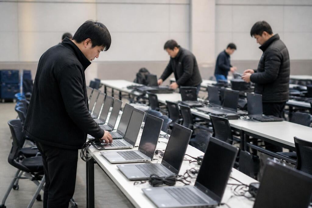 전남광주통합특별시 노트북 렌탈 작업 범위와 현장 조건 이미지