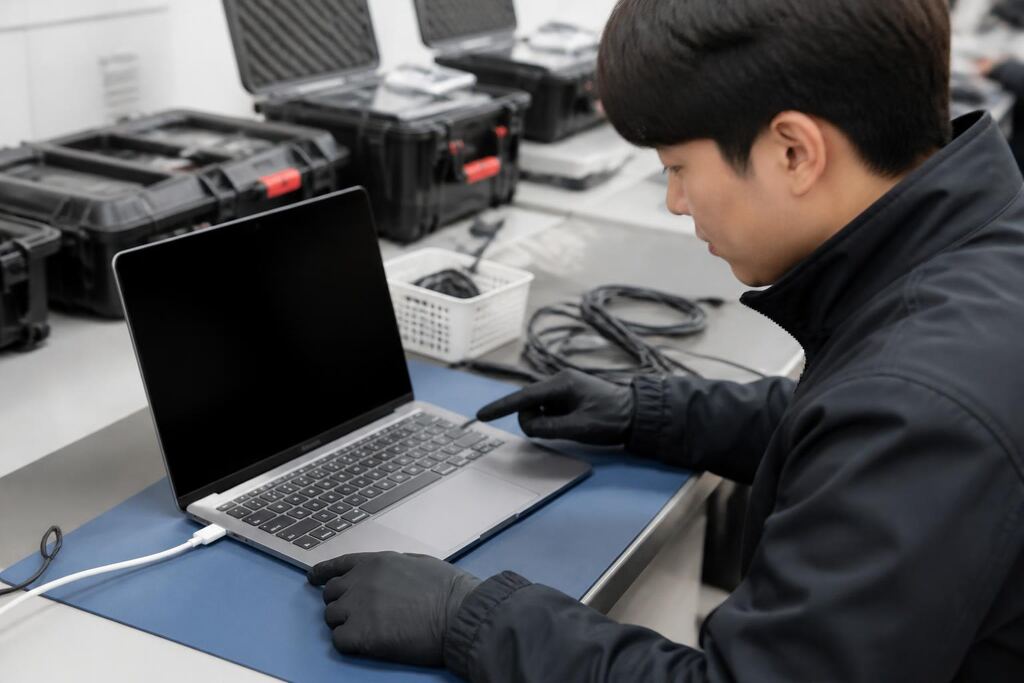 부산 노트북 렌탈 작업 범위와 현장 조건 이미지