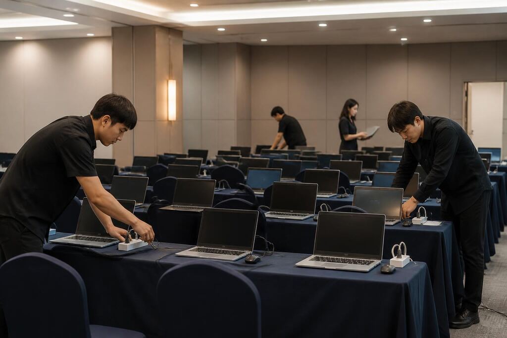 대구 노트북 렌탈 작업 범위와 현장 조건 이미지