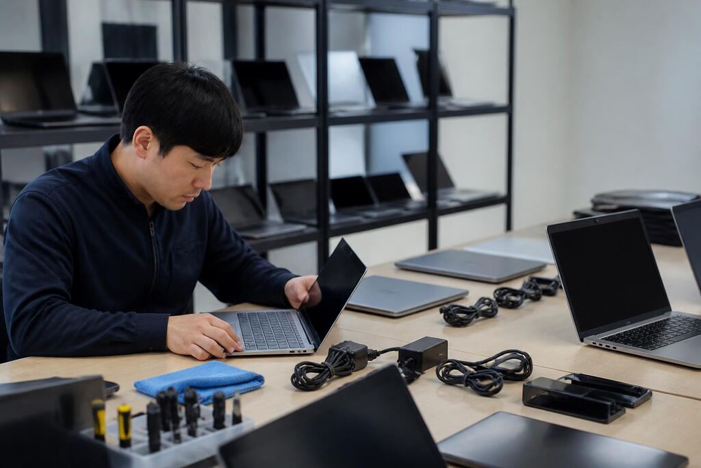 울산 노트북 렌탈 작업 범위와 현장 조건 이미지