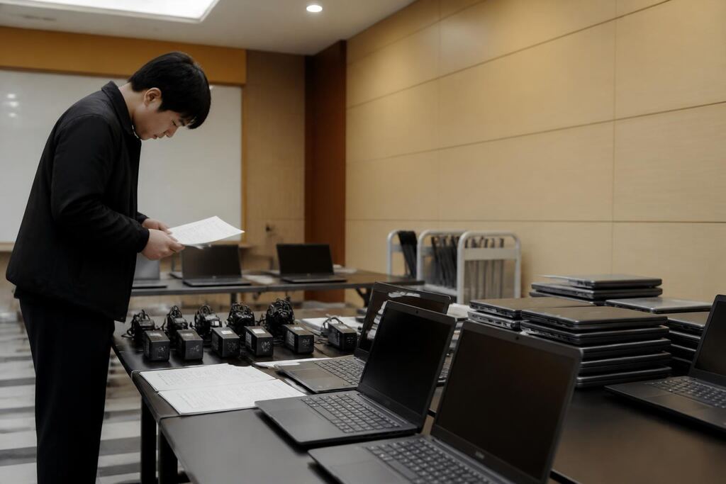 경기 노트북 렌탈 작업 범위와 현장 조건 이미지