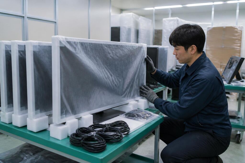 경남 모니터 렌탈 작업 범위와 현장 조건 이미지