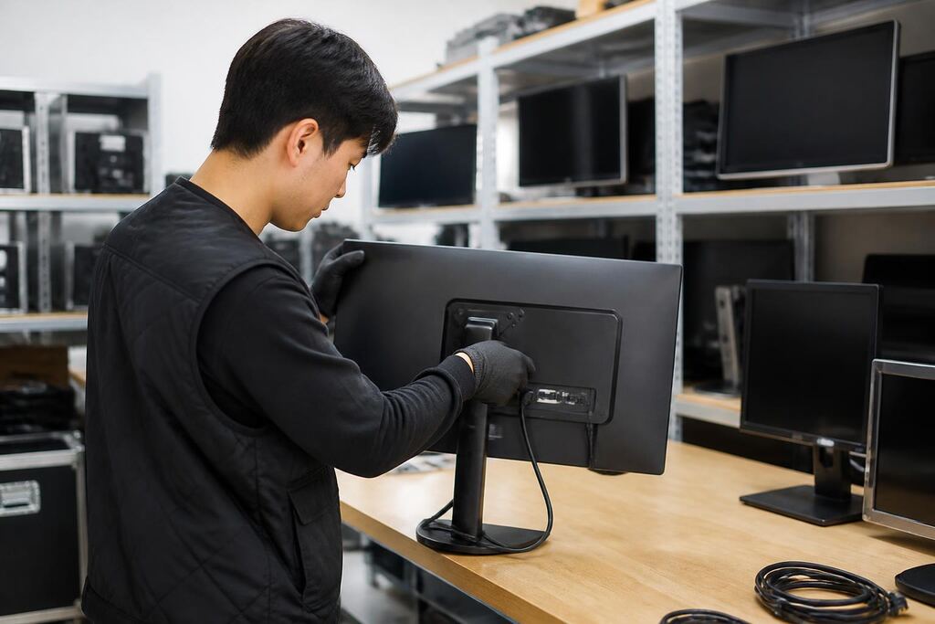 제주특별자치도 모니터 렌탈 작업 범위와 현장 조건 이미지