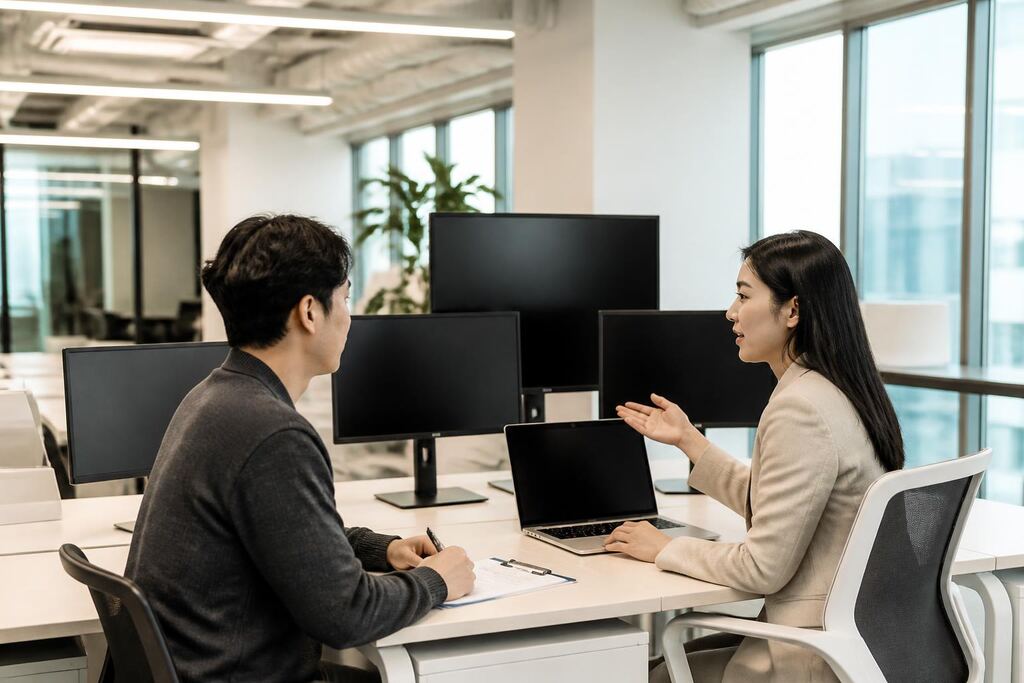 서울 종로구 모니터 렌탈 이미지