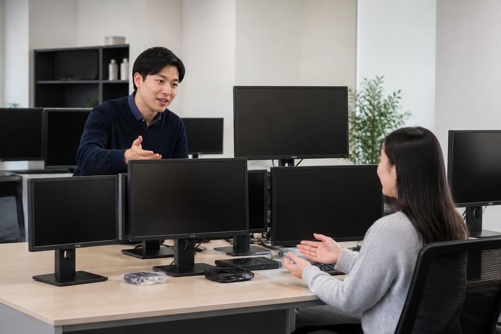 인천 모니터 렌탈 이미지