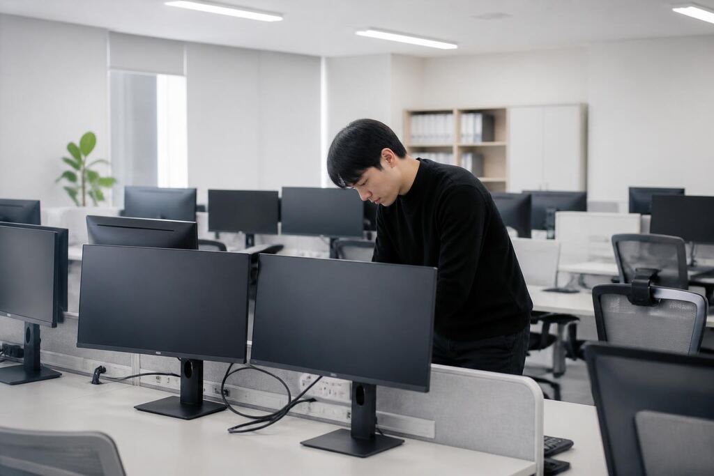 울산 모니터 렌탈 비용과 업체 비교 정보 이미지