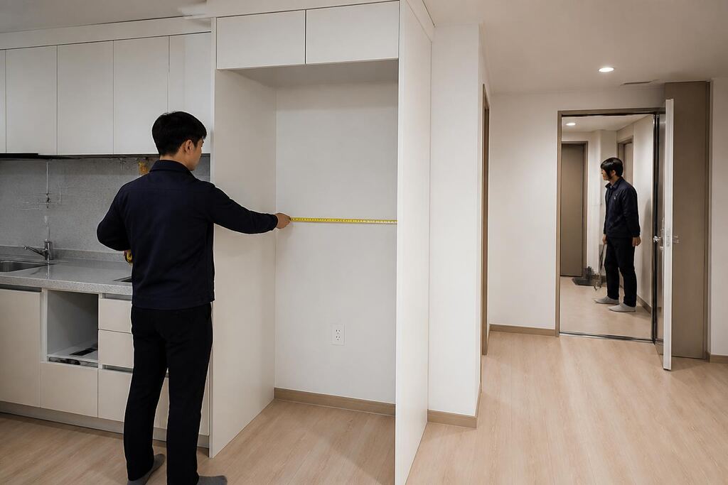 울산 냉장고 렌탈 작업 범위와 현장 조건 이미지