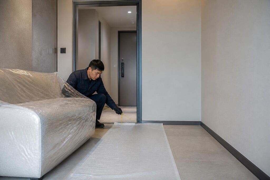 울산 소파 렌탈 작업 범위와 현장 조건 이미지